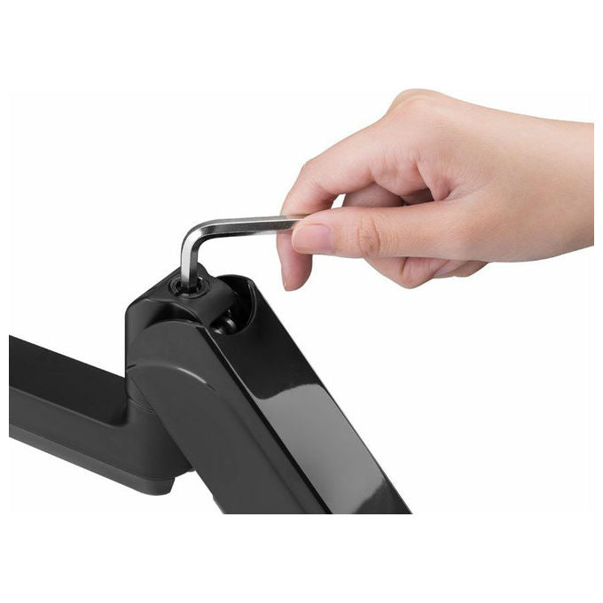 Equip Staffa Monitor Tripli 17-27 pollici da Scrivania Nero