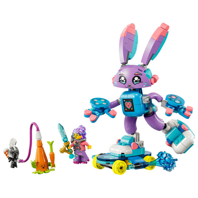 Lego Izzie e il Coniglietto Gaming Bunchurro, Set costruzioni 252 pz