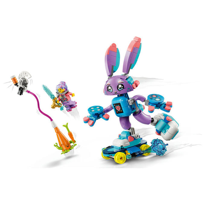 Lego Izzie e il Coniglietto Gaming Bunchurro, Set costruzioni 252 pz