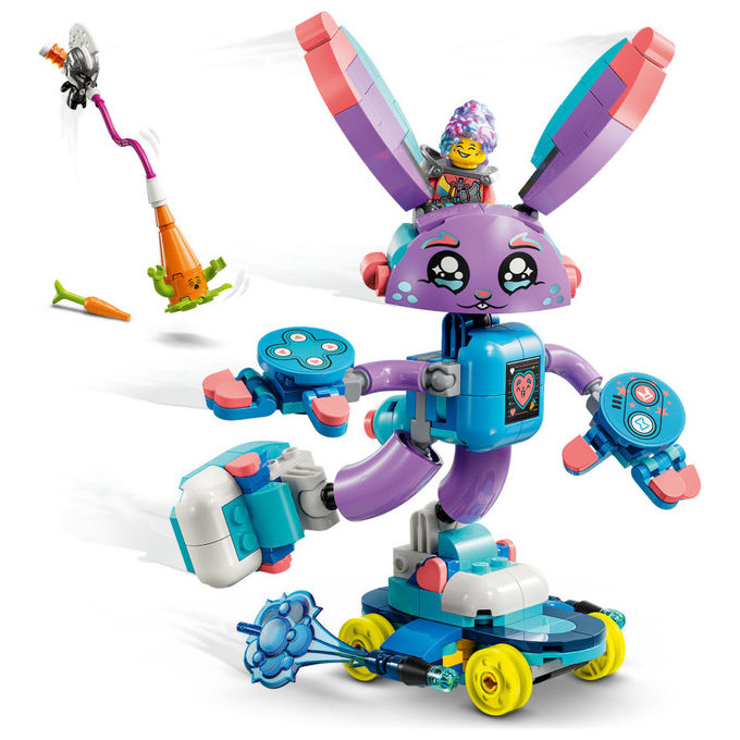 Lego Izzie e il Coniglietto Gaming Bunchurro, Set costruzioni 252 pz