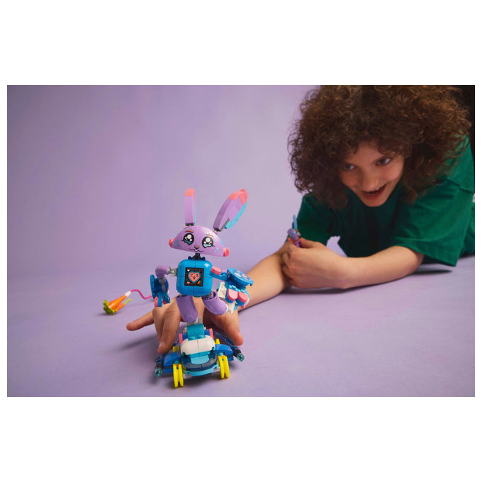 Lego Izzie e il Coniglietto Gaming Bunchurro, Set costruzioni 252 pz