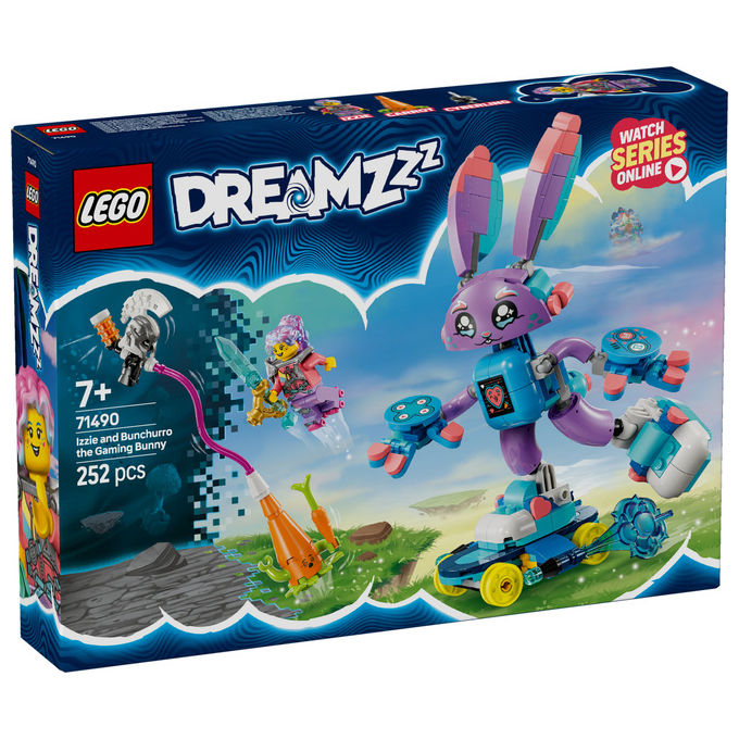 Lego Izzie e il Coniglietto Gaming Bunchurro, Set costruzioni 252 pz