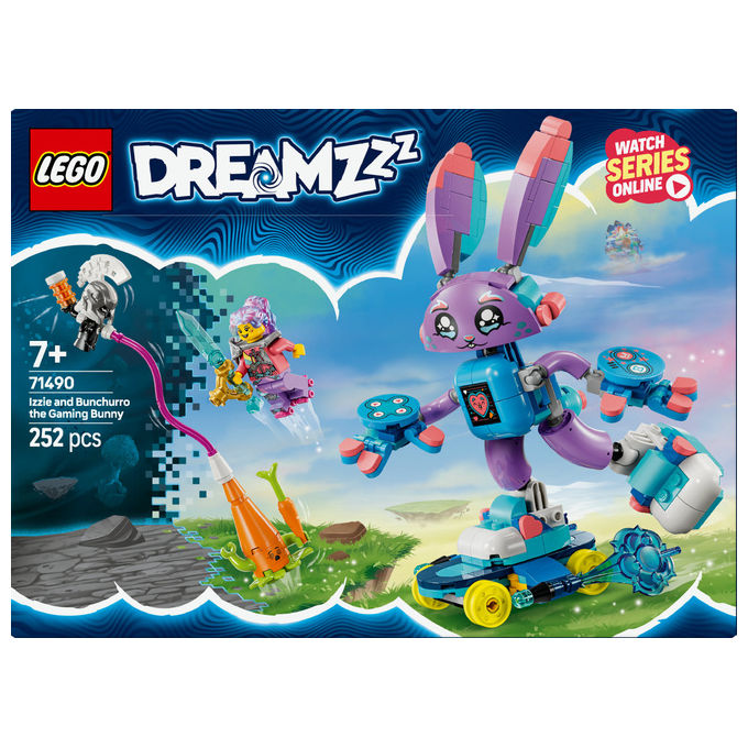 Lego Izzie e il Coniglietto Gaming Bunchurro, Set costruzioni 252 pz