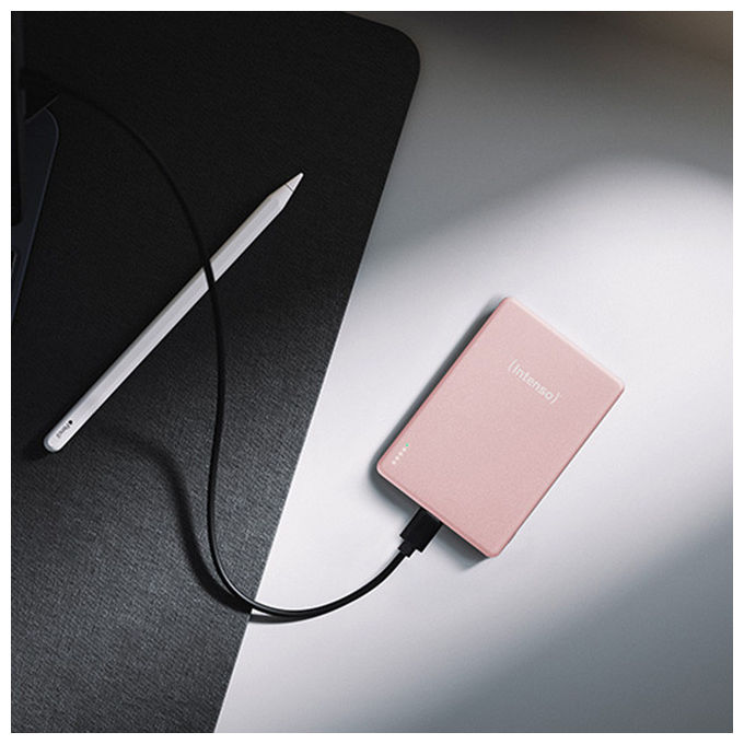 Intenso MW5000 Power Bank 5000mAh Ricarica Wireless MagSafe Rosa