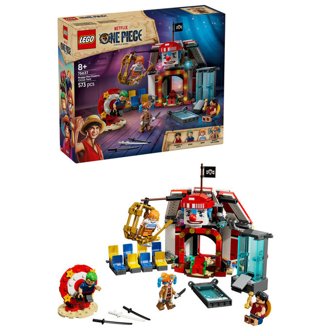 Lego One Piece La Tenda del Circo di Bagy il Clown 75637