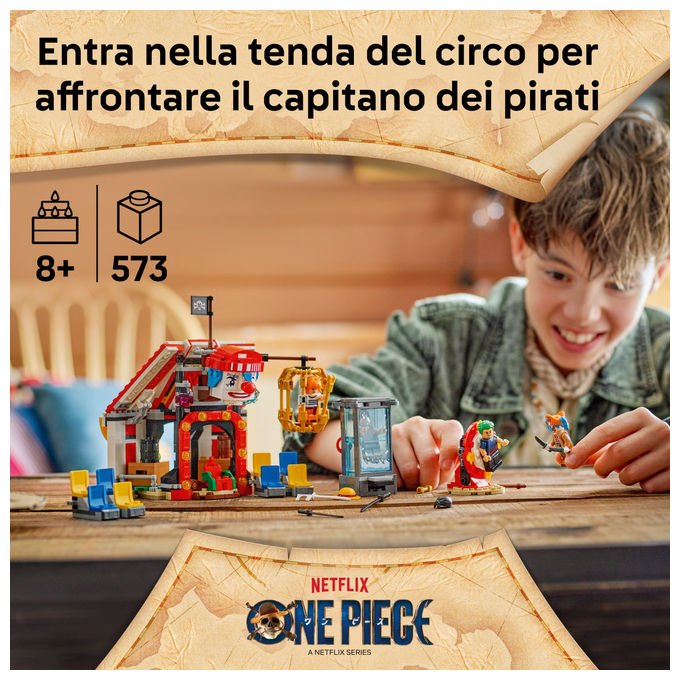 Lego One Piece La Tenda del Circo di Bagy il Clown 75637