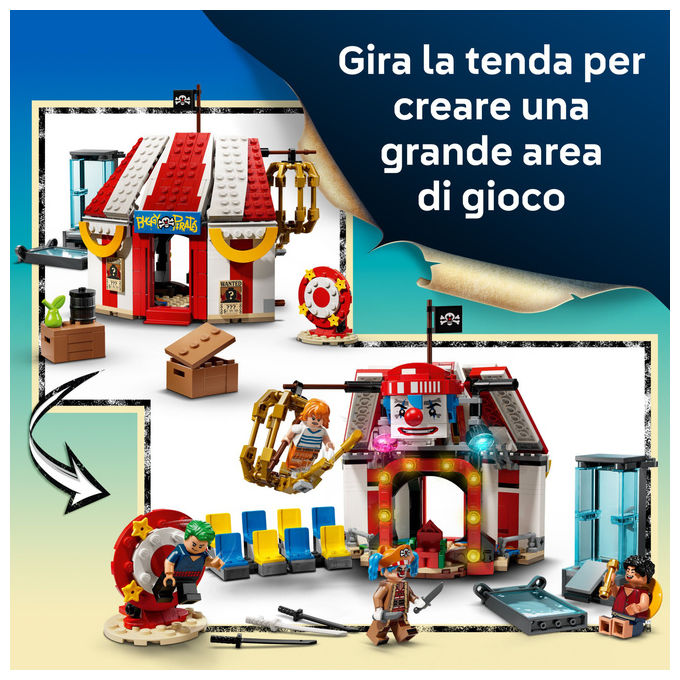 Lego One Piece La Tenda del Circo di Bagy il Clown 75637