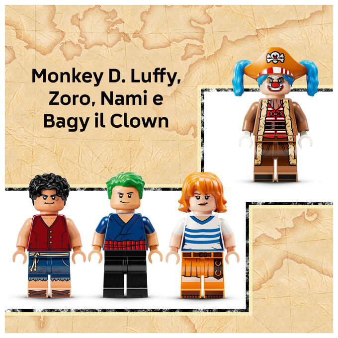 Lego One Piece La Tenda del Circo di Bagy il Clown 75637