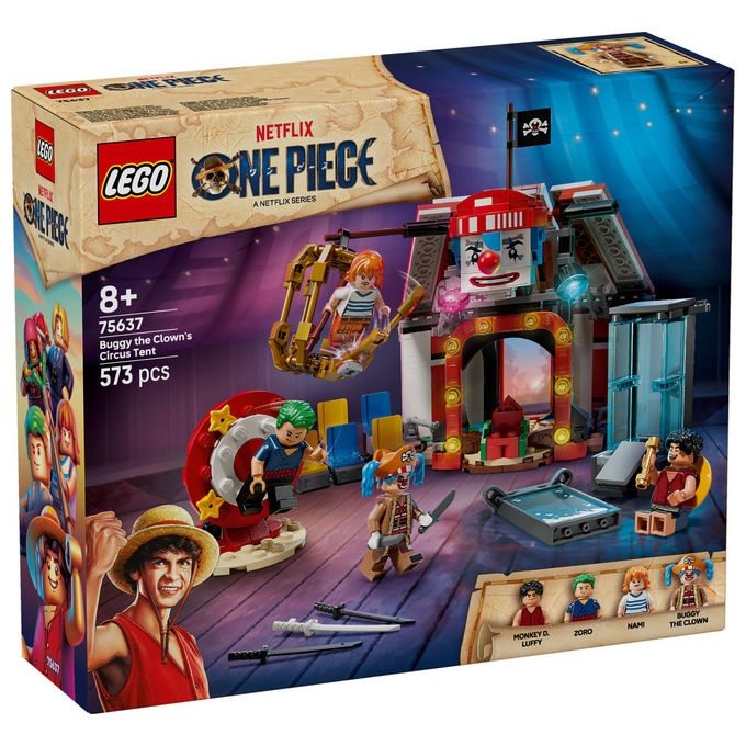 Lego One Piece La Tenda del Circo di Bagy il Clown 75637