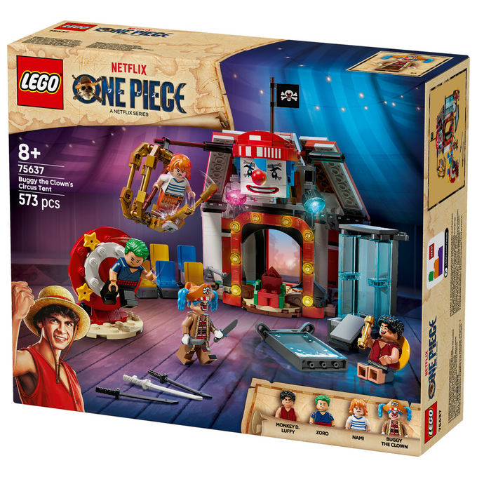 Lego One Piece La Tenda del Circo di Bagy il Clown 75637