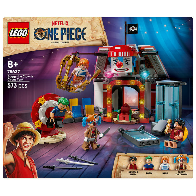 Lego One Piece La Tenda del Circo di Bagy il Clown 75637