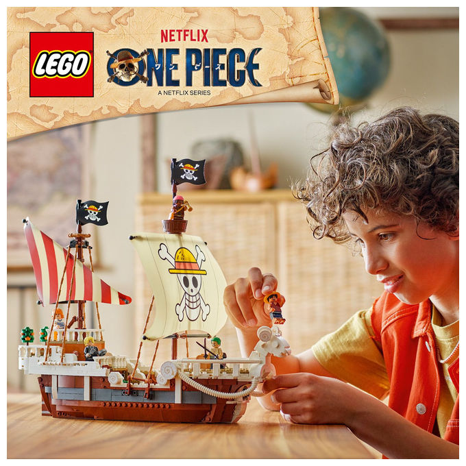 Lego One Piece Nave Pirata Going Merry Set da Costruzione