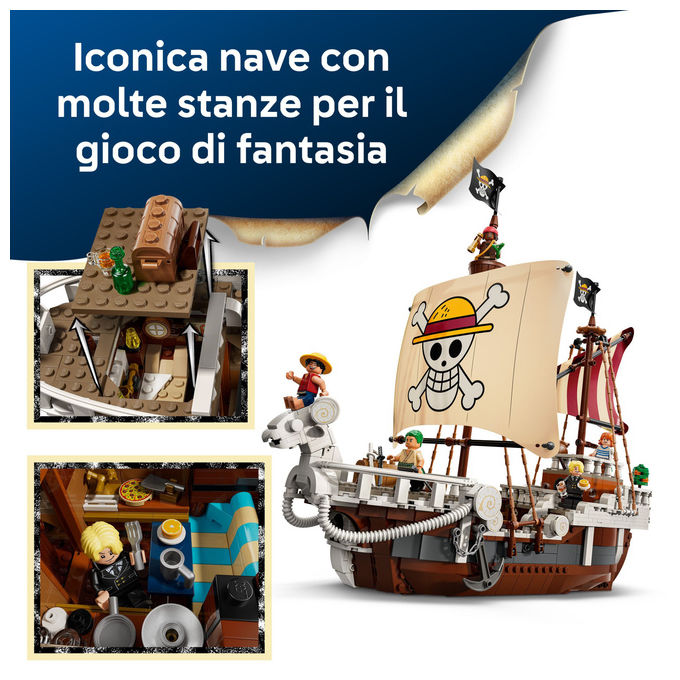 Lego One Piece Nave Pirata Going Merry Set da Costruzione