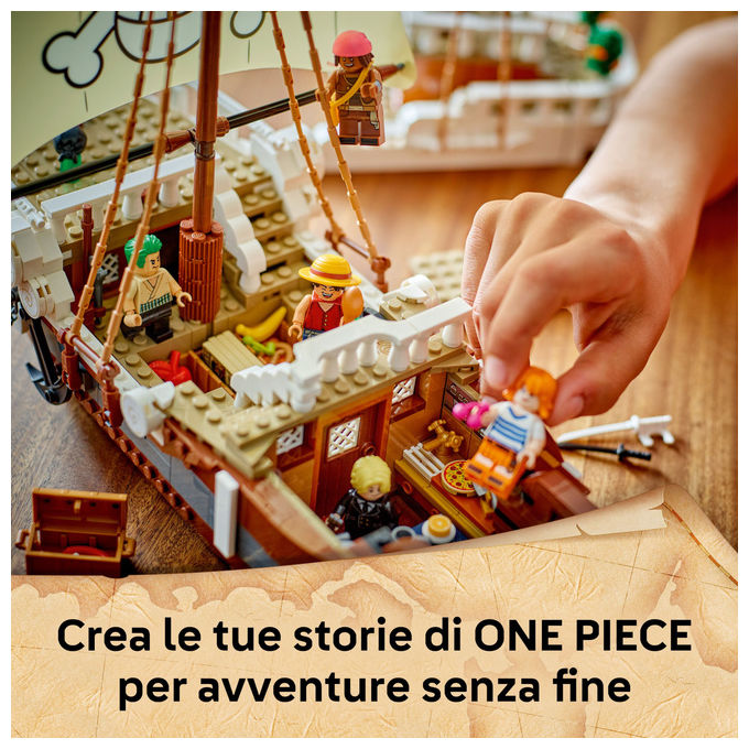 Lego One Piece Nave Pirata Going Merry Set da Costruzione