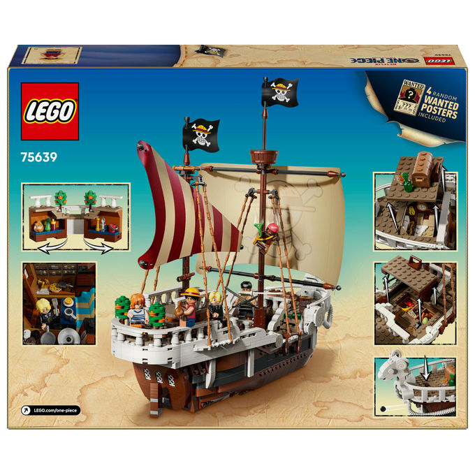 Lego One Piece Nave Pirata Going Merry Set da Costruzione