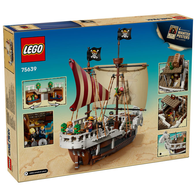 Lego One Piece Nave Pirata Going Merry Set da Costruzione