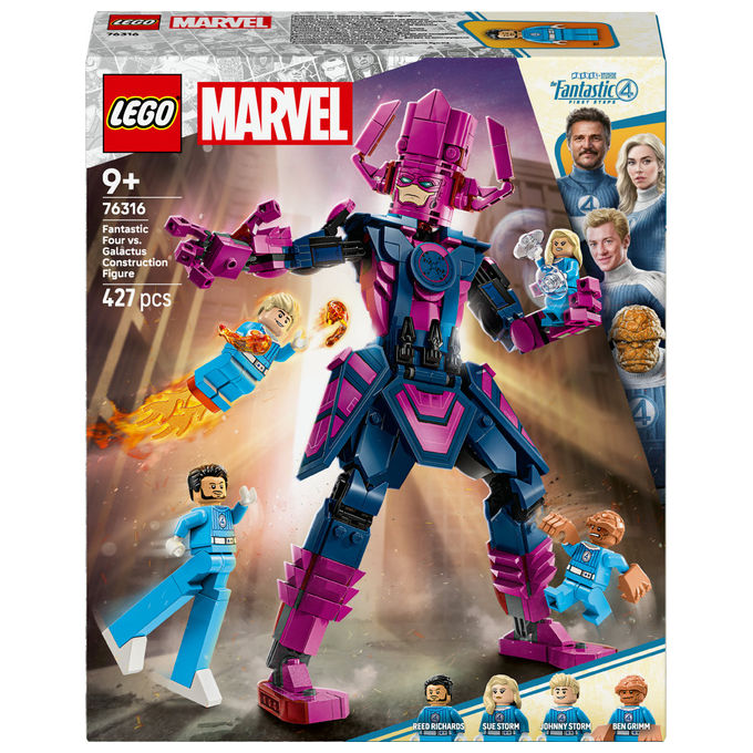 Lego Marvel Fantastici Quattro vs Galactus Personaggio Costruibile