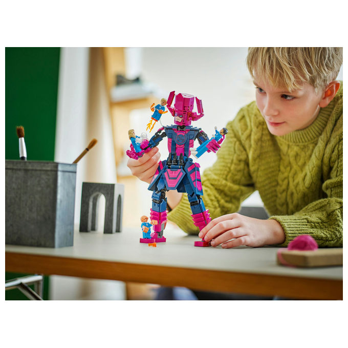 Lego Marvel Fantastici Quattro vs Galactus Personaggio Costruibile
