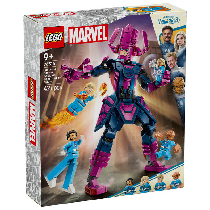 Lego Marvel Fantastici Quattro vs Galactus Personaggio Costruibile