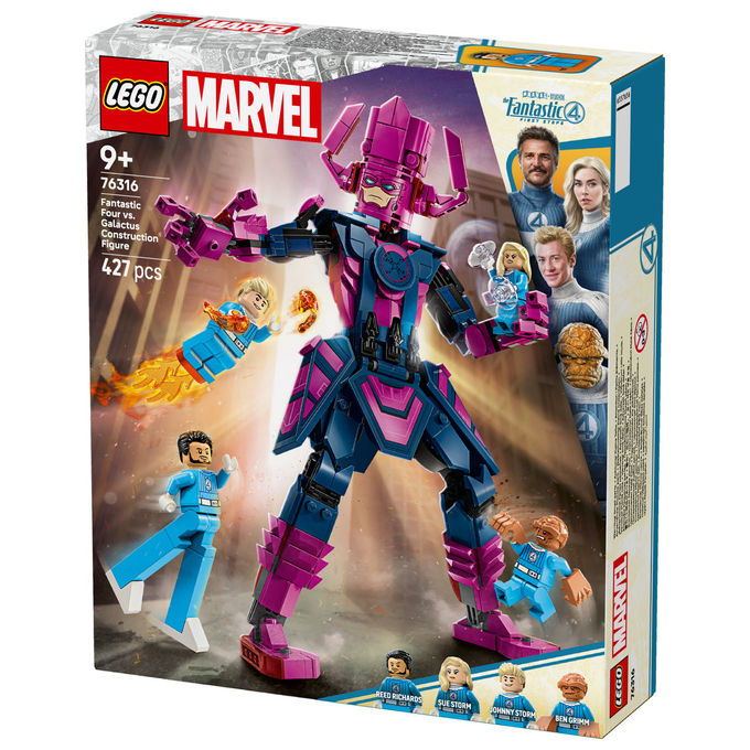 Lego Marvel Fantastici Quattro vs Galactus Personaggio Costruibile