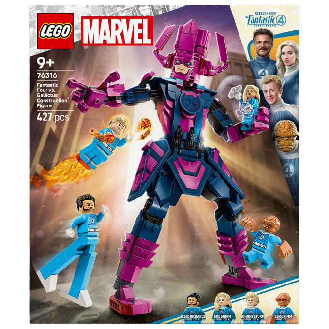 Lego Marvel Fantastici Quattro vs Galactus Personaggio Costruibile
