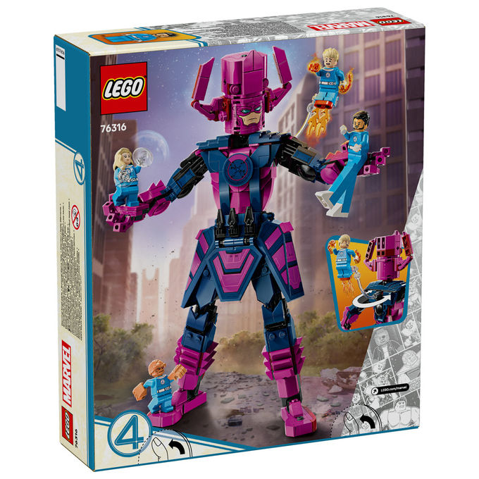 Lego Marvel Fantastici Quattro vs Galactus Personaggio Costruibile