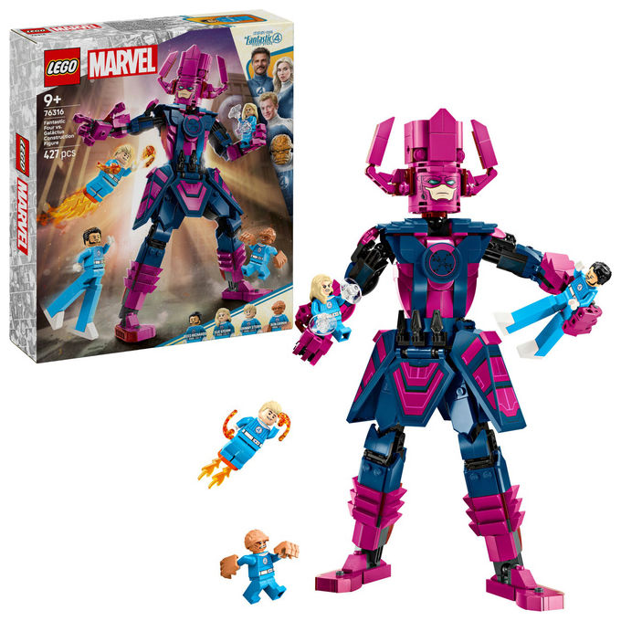 Lego Marvel Fantastici Quattro vs Galactus Personaggio Costruibile