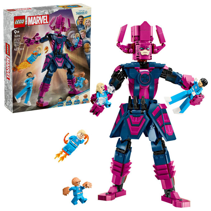 Lego Marvel Fantastici Quattro vs Galactus Personaggio Costruibile