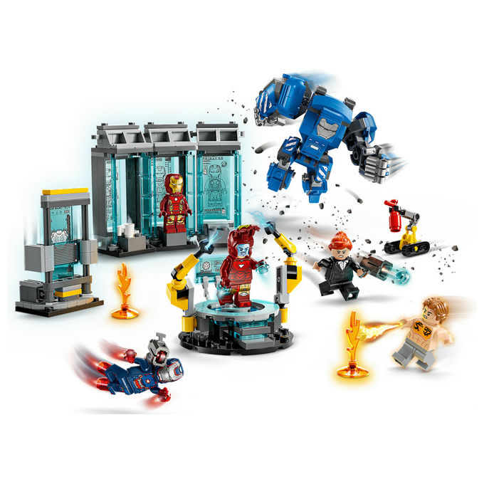 Lego Laboratorio Iron Man: Sala delle Armature, Set costruzioni Marvel 76315