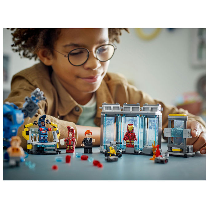 Lego Laboratorio Iron Man: Sala delle Armature, Set costruzioni Marvel 76315