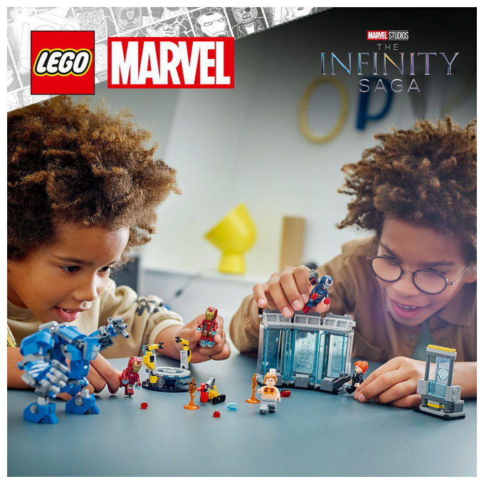 Lego Laboratorio Iron Man: Sala delle Armature, Set costruzioni Marvel 76315