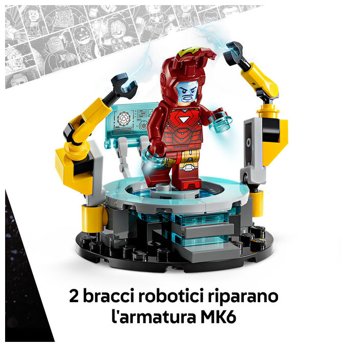 Lego Laboratorio Iron Man: Sala delle Armature, Set costruzioni Marvel 76315
