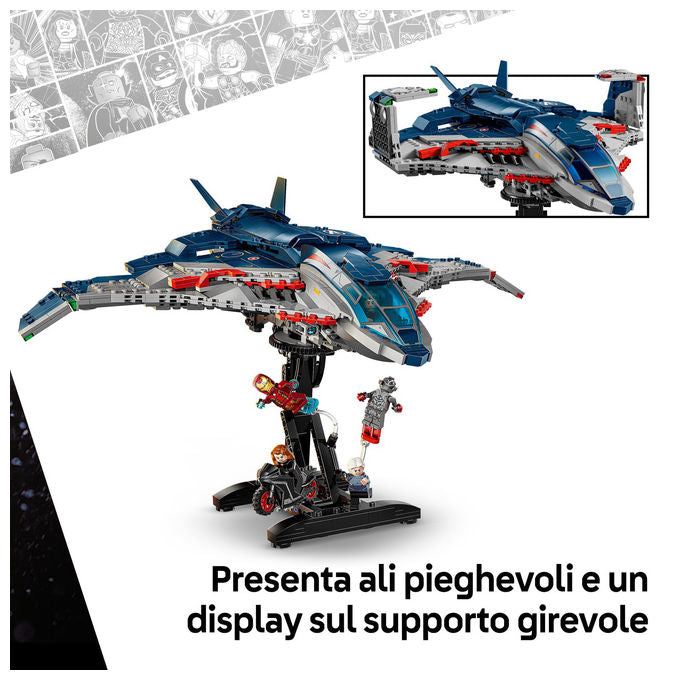 Lego Quinjet Avengers Age of Ultron Set da Costruzione