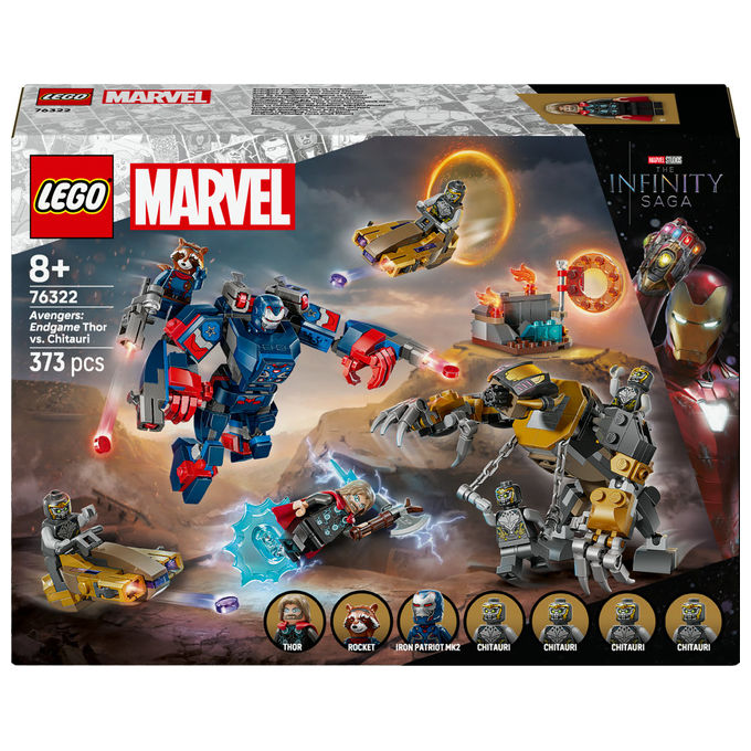 Lego Avengers Endgame Thor Contro Chitauri Set Costruzioni