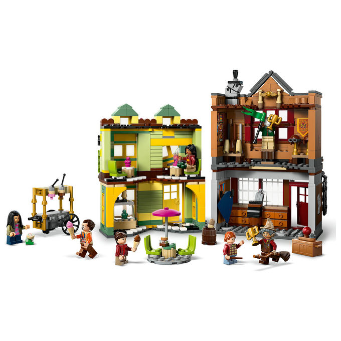 Lego Harry Potter Accessori Quidditch e Gelateria, Set Costruzioni Diagon Alley