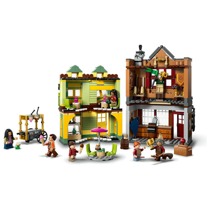 Lego Harry Potter Accessori Quidditch e Gelateria, Set Costruzioni Diagon Alley