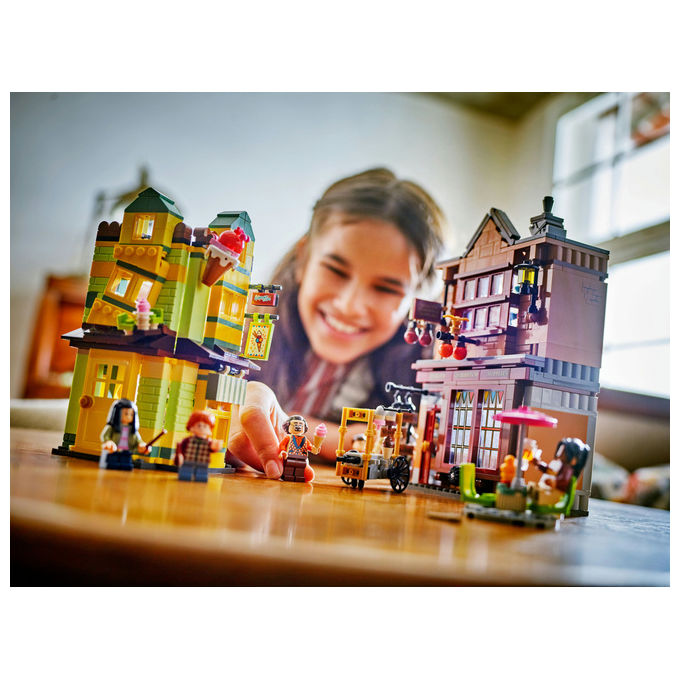 Lego Harry Potter Accessori Quidditch e Gelateria, Set Costruzioni Diagon Alley