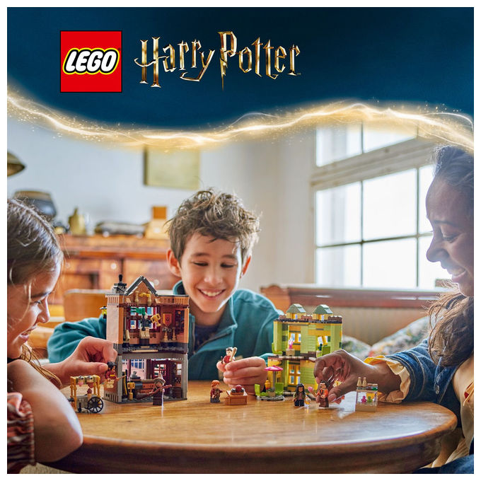 Lego Harry Potter Accessori Quidditch e Gelateria, Set Costruzioni Diagon Alley