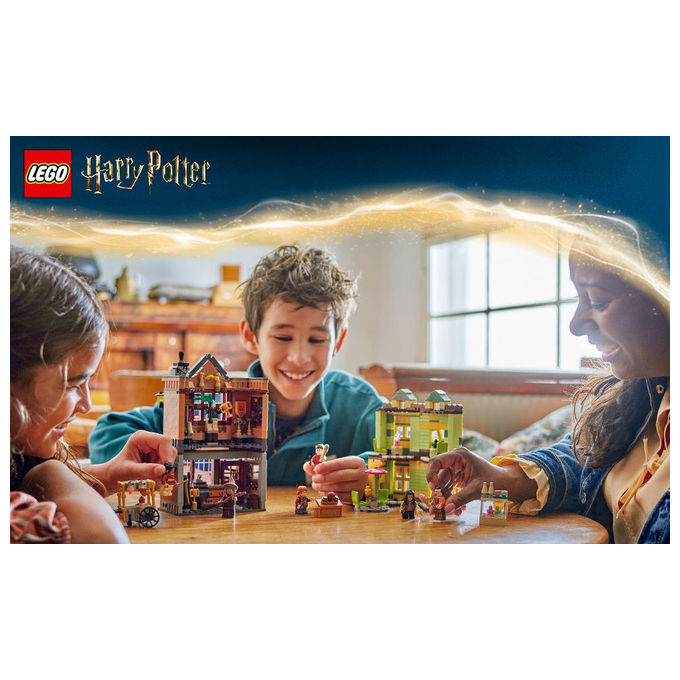 Lego Harry Potter Accessori Quidditch e Gelateria, Set Costruzioni Diagon Alley