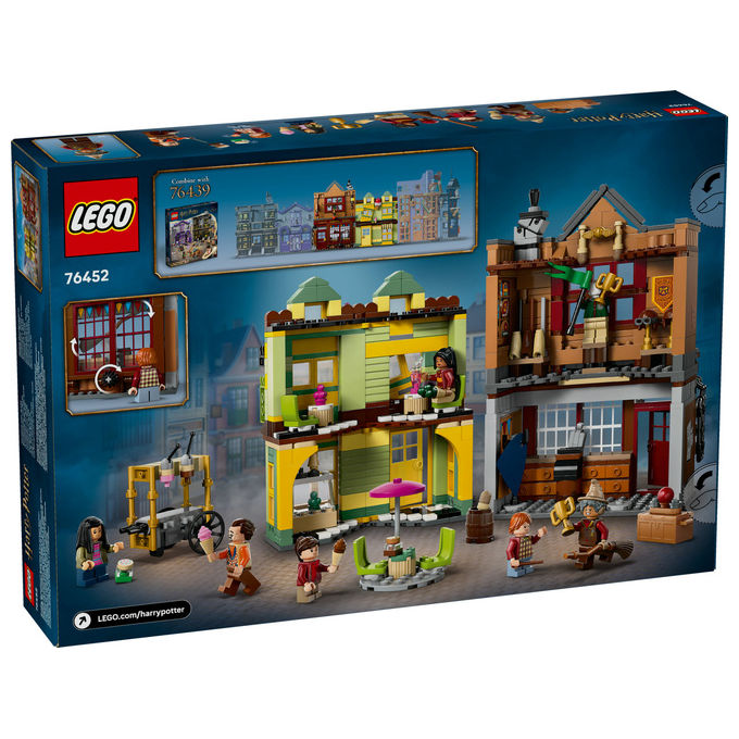 Lego Harry Potter Accessori Quidditch e Gelateria, Set Costruzioni Diagon Alley