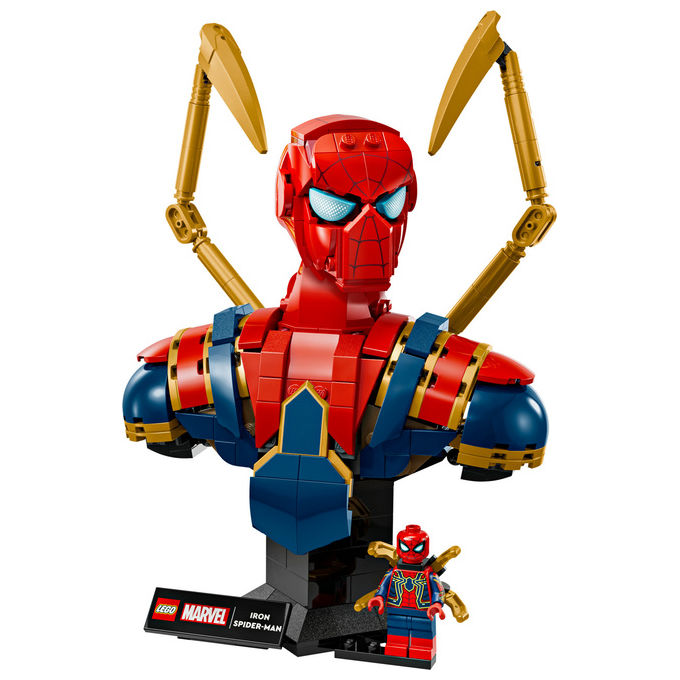 LEGO Busto Iron Spider-Man Marvel Set Costruzioni