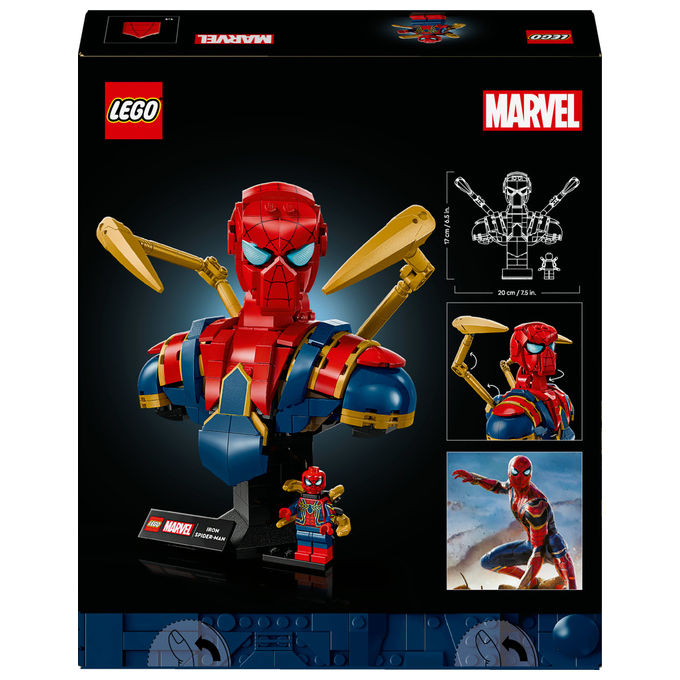 LEGO Busto Iron Spider-Man Marvel Set Costruzioni