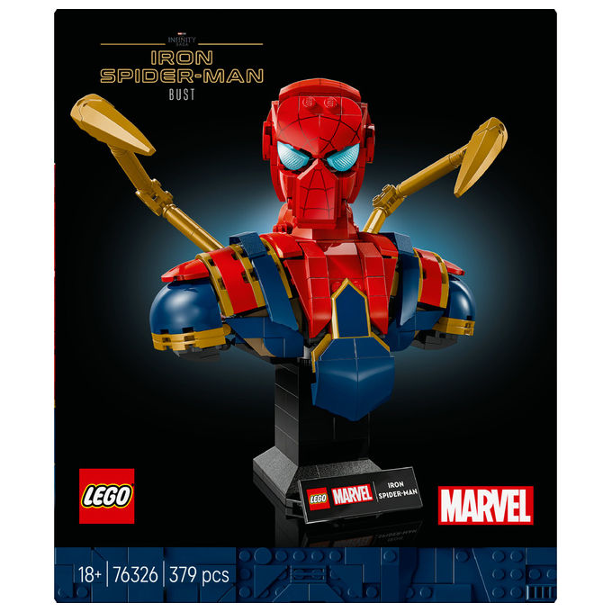 LEGO Busto Iron Spider-Man Marvel Set Costruzioni