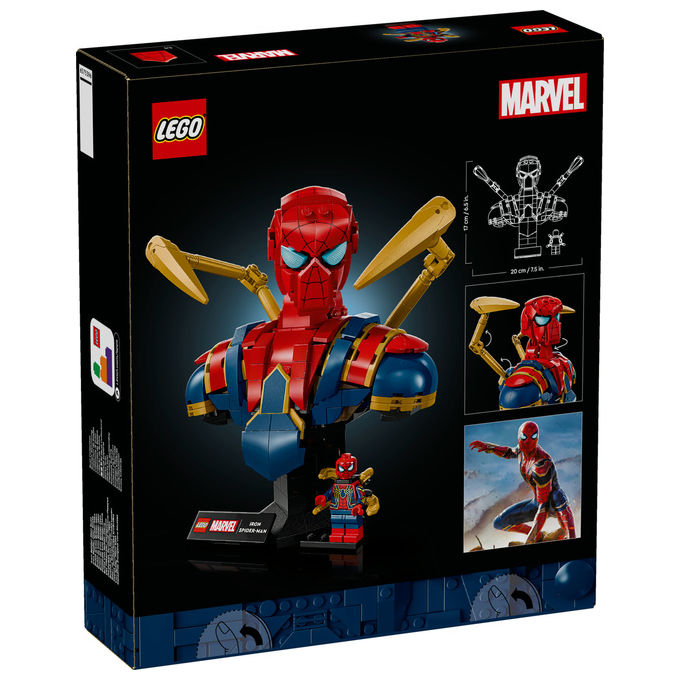 LEGO Busto Iron Spider-Man Marvel Set Costruzioni