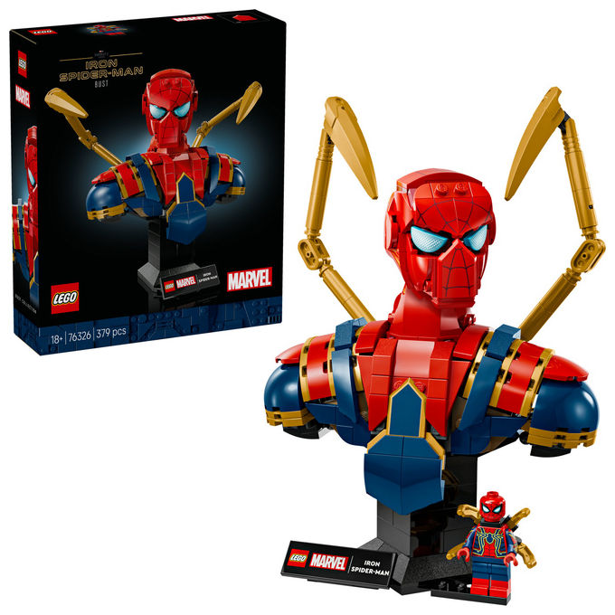 LEGO Busto Iron Spider-Man Marvel Set Costruzioni