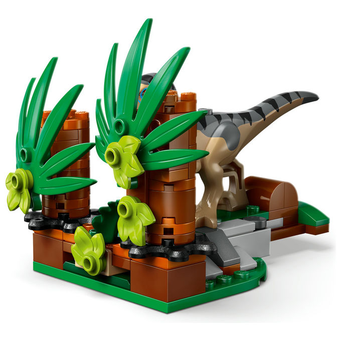 Lego Jurassic World Fuga dal Raptor sul Fuoristrada