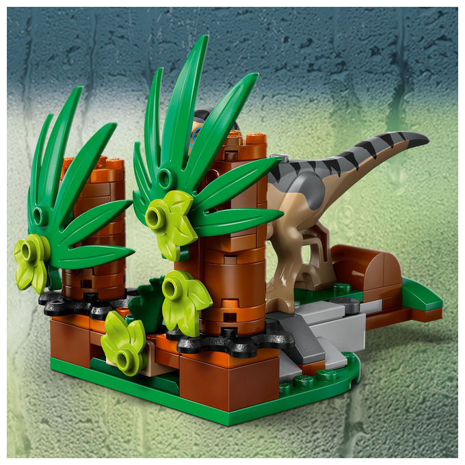 Lego Jurassic World Fuga dal Raptor sul Fuoristrada