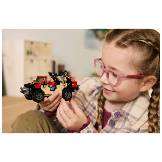 Lego Jurassic World Fuga dal Raptor sul Fuoristrada