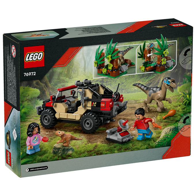 Lego Jurassic World Fuga dal Raptor sul Fuoristrada