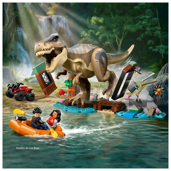 Lego Jurassic World Fuga Sul Fiume Dal T. Rex 76975